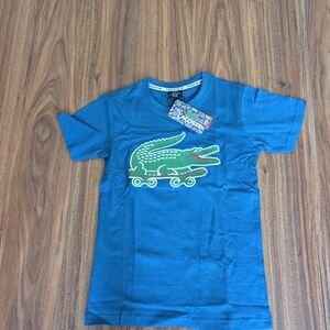 Lacoste Kids Blue Graphic T-Shirt